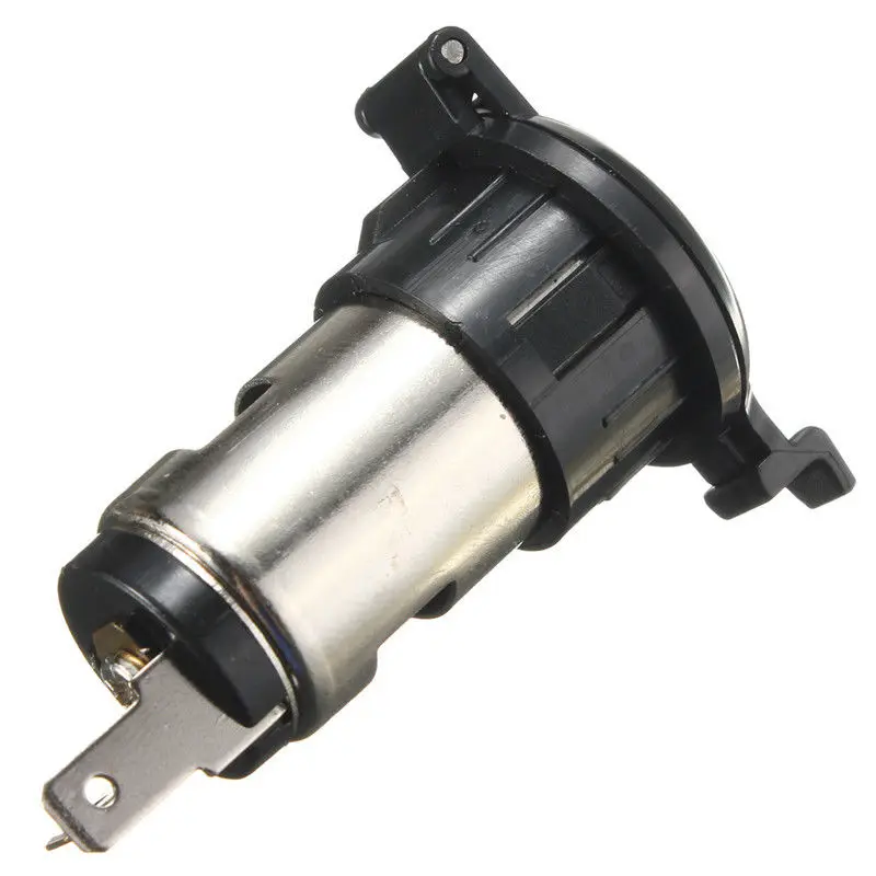 12V черный пластик мотоцикл/лодка/автомобиль/Кемпер Прикуриватель разъем питания запасные части