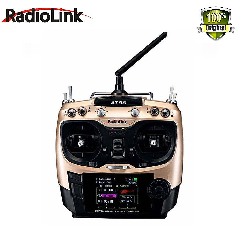 Радиоуправляемый передатчик и приемник Radiolink AT9S PRO 10CH R9DS 2 4G Радиоконтроллер для FPV