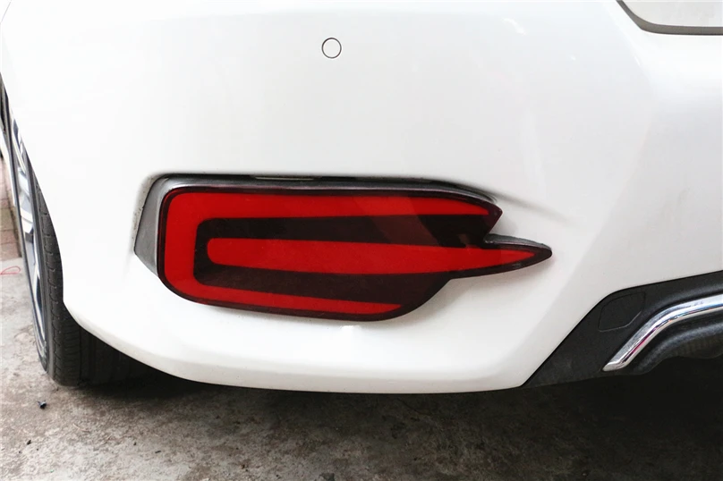 Автомобильная проблесковая 2 шт. для Honda Civic светодиодный DRL задний бампер светильник противотуманный фонарь стоп-сигнал светильник s сигнальная лампа рефлектор