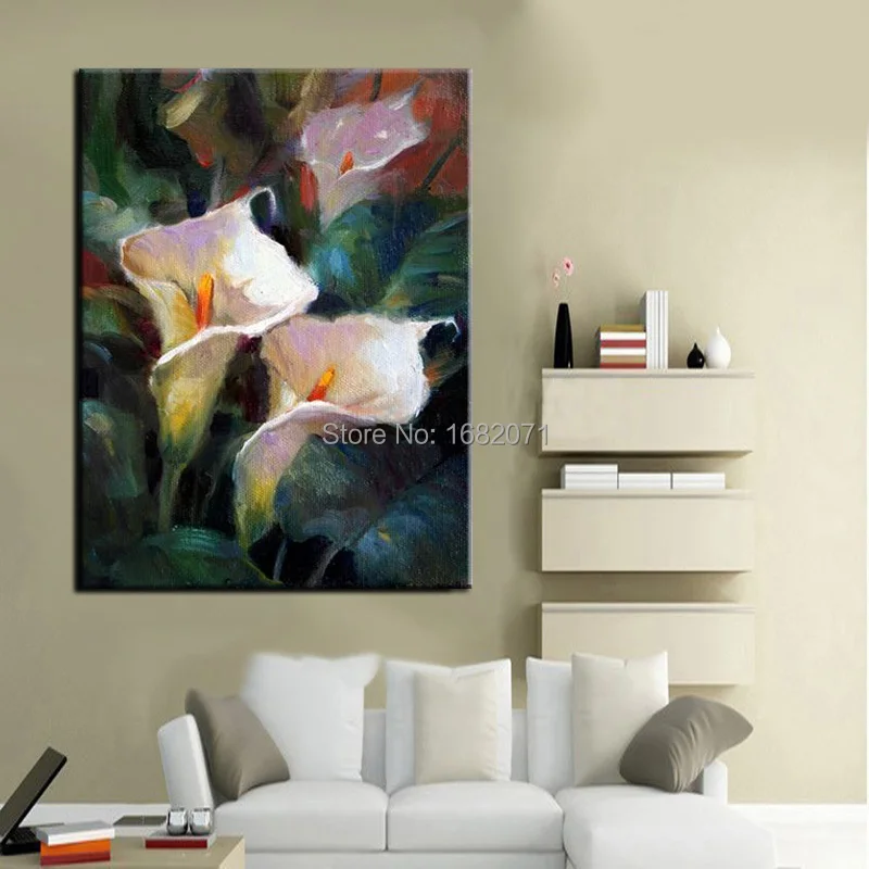Художественная поставка высокое качество Современная картина маслом в виде