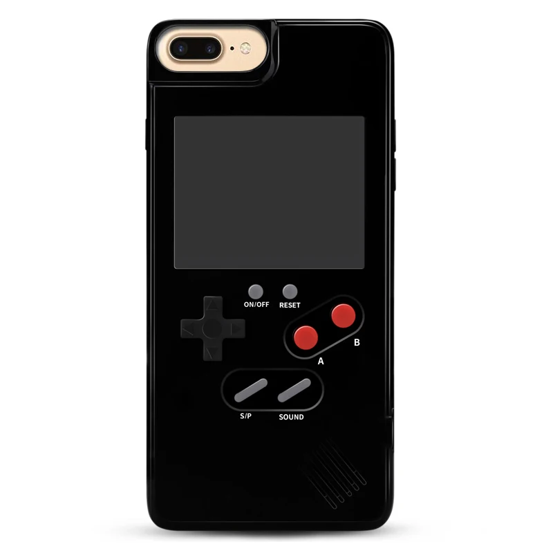 Black KISSCASE игровой чехол для телефона для iPhone 6 6S 7 8 Plus X классический ретро цветной экран игровой чехол для iPhone 11 Pro MAX X XR XS MAX Capa - Цвет: Black