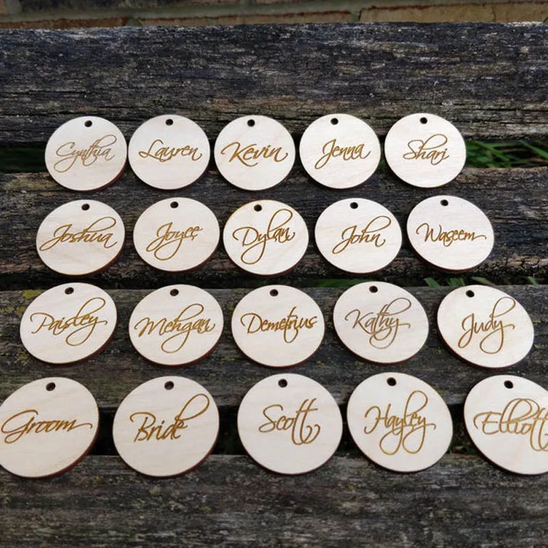 Персонализированное выгравированное название Дата под заказ деревянные