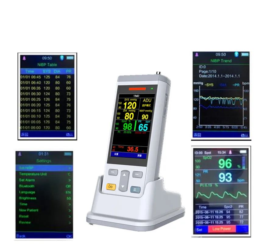 3 5 дюймовый цветной TFT портативный монитор с естественными знаками здоровья