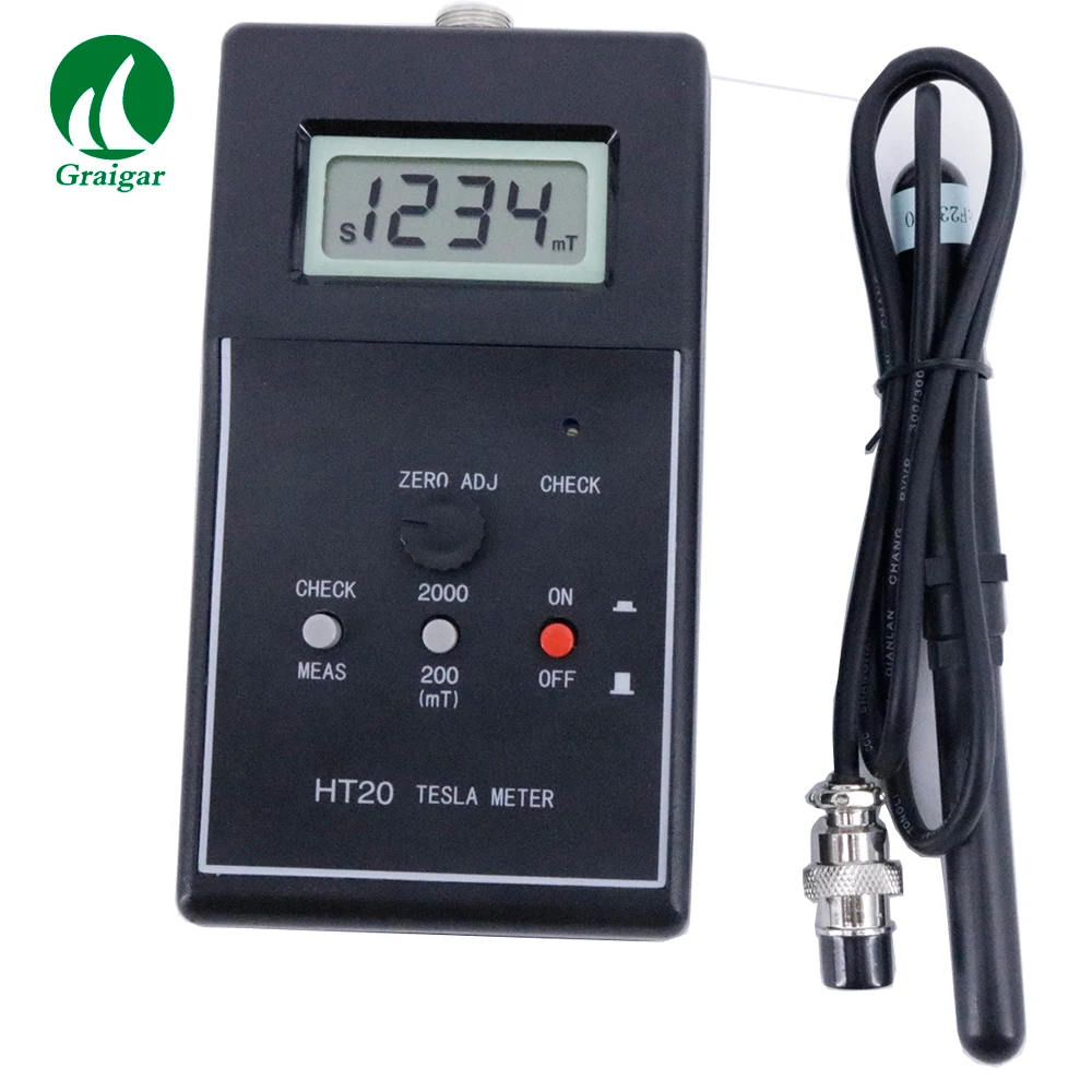 

Handheld Digital Gauss Meter Tesla Meter Fluxmeter HT20 Fluxmeter To Measure The Magnetic Field Magnets