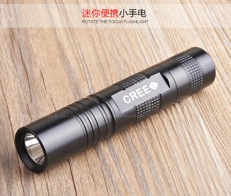 Портативный мини-фонарик CREE Q5 2000LM светодиодный фонарик карманный