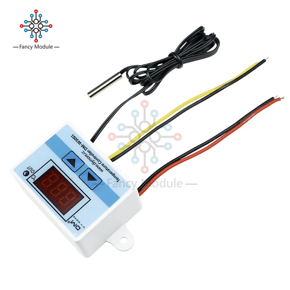 Diymore DM-W3001 12 В 24 В 220 В 10 А цифровой светодиодный контроллер температуры холодный/тепловой переключатель/w NTC термостат датчик зонда для Arduino