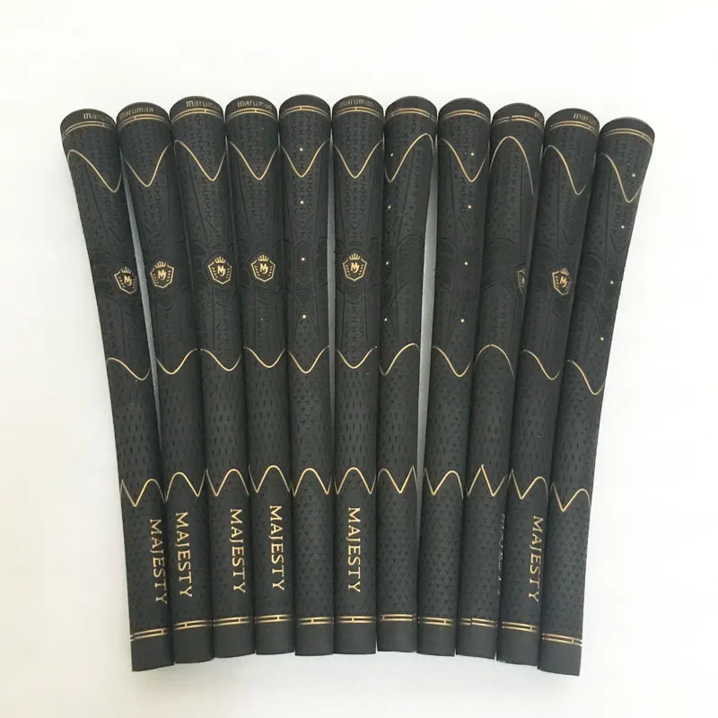 

New Marumna Golf grips rubber Golf wood grips black colors in choice 50pcs/lot Golf irons grips Free shipping