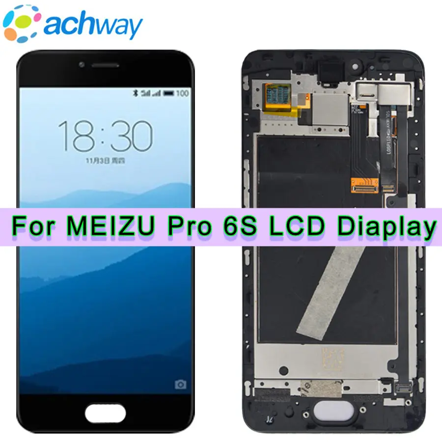 Новый ЖК дисплей Meizu Pro6 Pro 6S 6 Plus экран + дигитайзер сенсорного экрана в сборе meizu pro