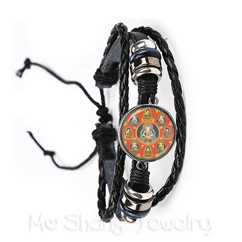 

New Fashion Glass Time Gem Bracelet 20mm Ganesha Buddha Elephant Pendants DIY Men Women Jewelry Souvenir For Gift
