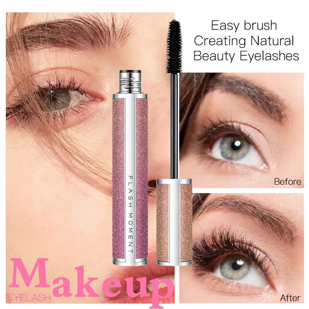 2019 Звездное шелковое волокно ресниц тушь водостойкая Rimel для увеличения черные