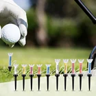 5 шт. 79 мм90 мм Магнитная подставка для гольфа тренировочный мяч тройник для гольфа понижающий держатель мяча для игры в гольф тройники для гольфа Аксессуары для гольфа