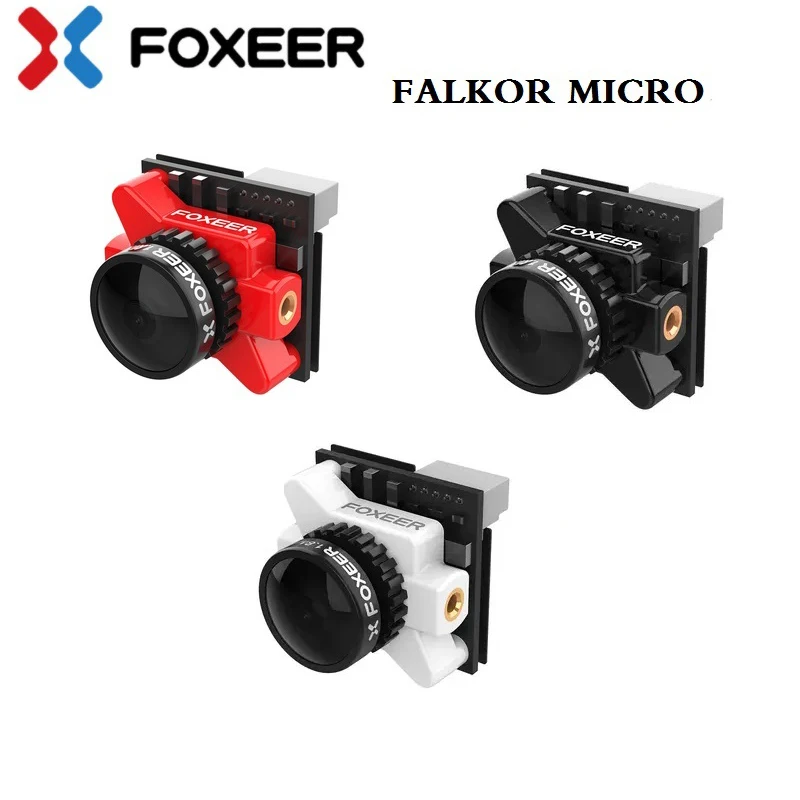 Камера Foxeer Falkor Micro 1200TVL FPV с объективом 1 8 мм Всесезонная камера поддержкой ПДУ