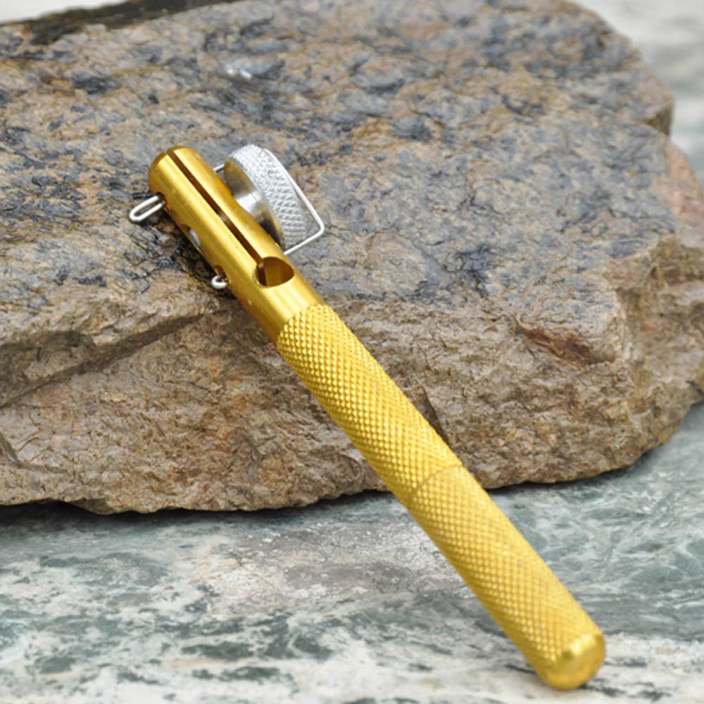 Алюминий сплав лески узел-привязка инструмента с перекрестной шнуровкой крюк