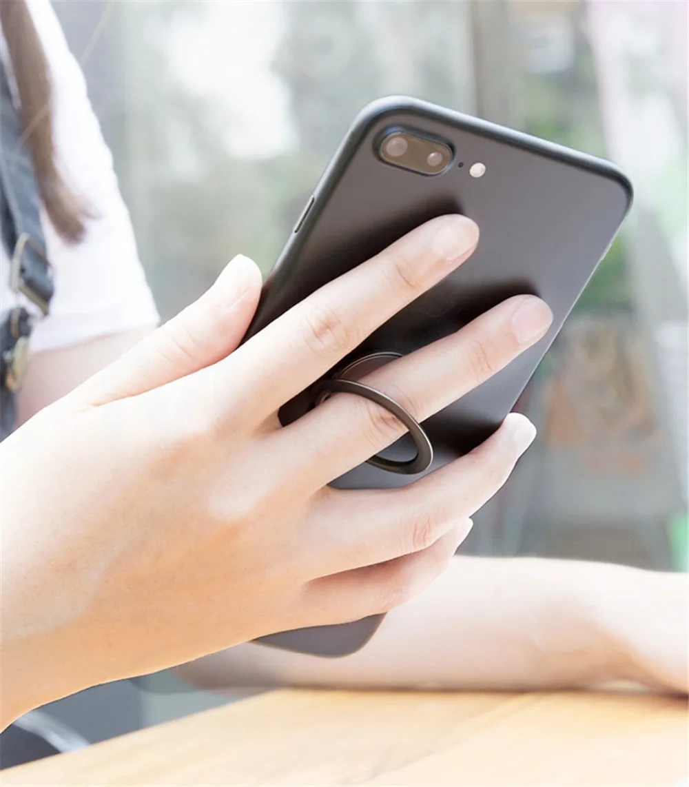 Металлический держатель для телефона с кольцом на палец для iPhone 7, huawei, ультратонкий, 360 градусов, автомобильный магнитный держатель для смартфона, подставка для мобильного телефона