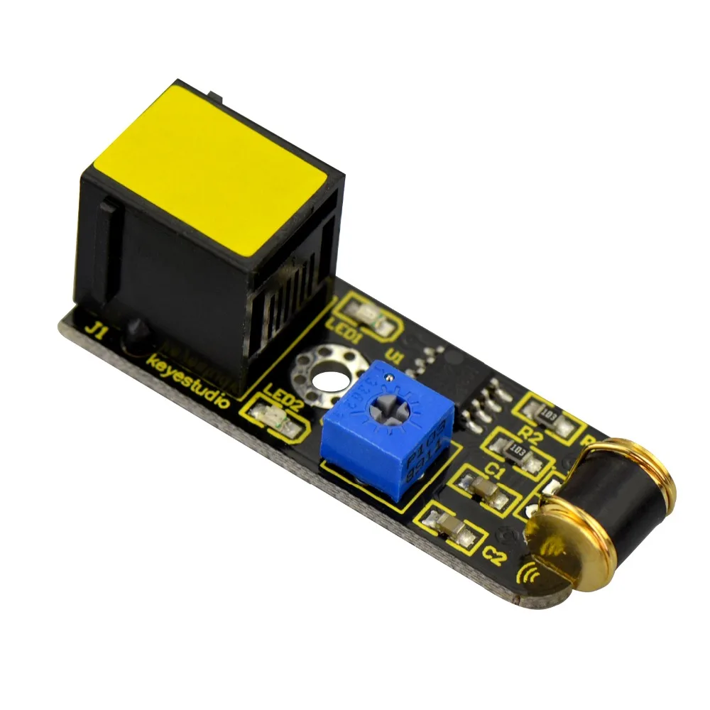Новинка! Модуль датчика вибрации Keyestudio RJ11 EASY plug для Arduino STEAM | Электронные