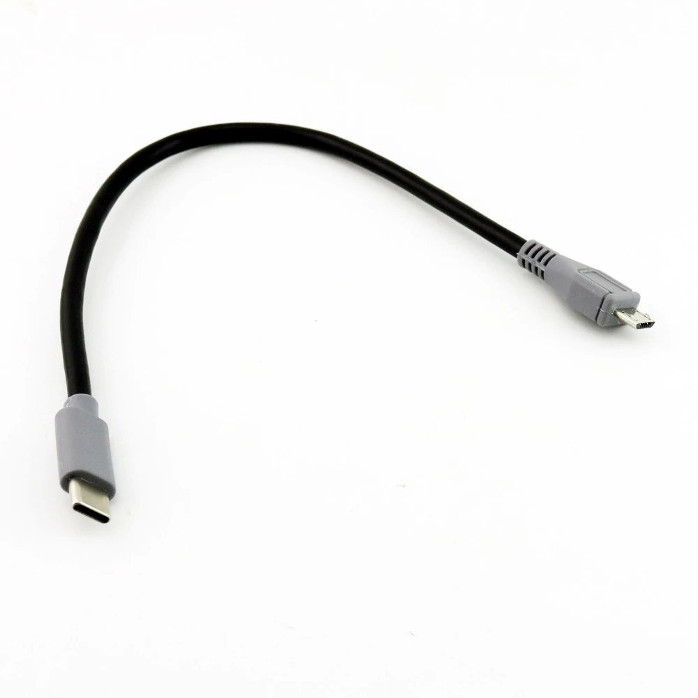 10 шт. USB 3,1 type-C штекер для USB Micro штекер для зарядки данных OTG разъем адаптер штекер-папа кабель 25 см/1 м