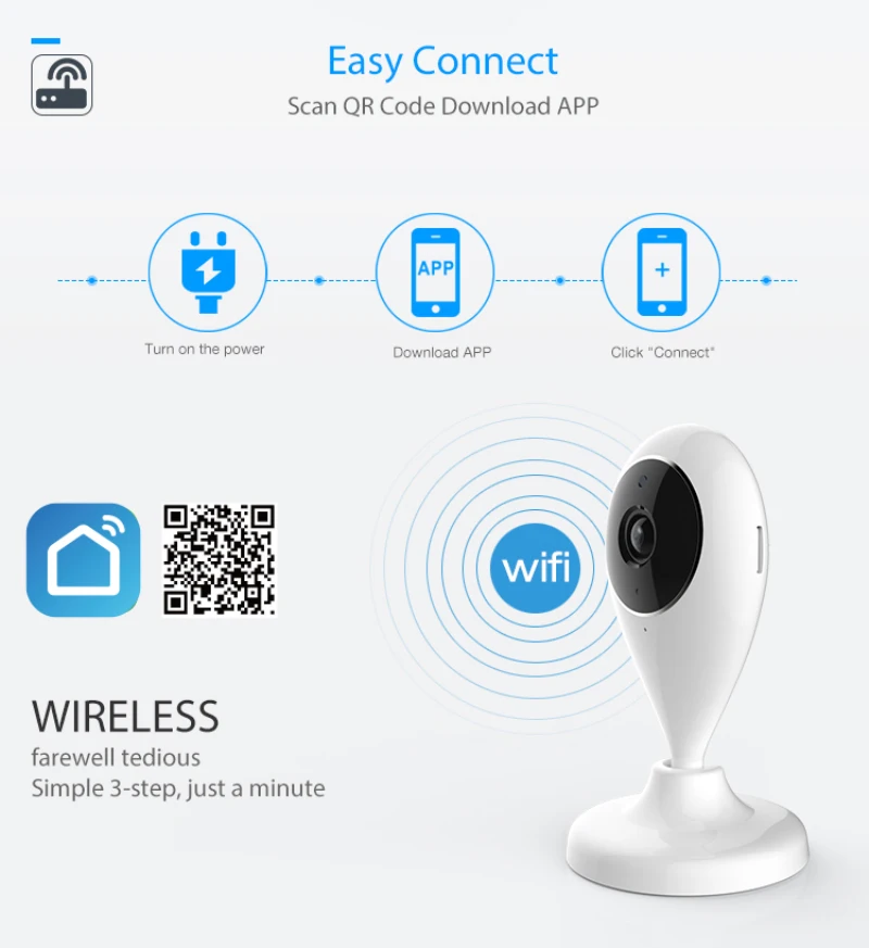 Смарт мини аудио видео Камара CCTV Wifi 720P Домашняя безопасность ip-камера Беспроводная няня ночное видение ИК Mi Cam детский монитор