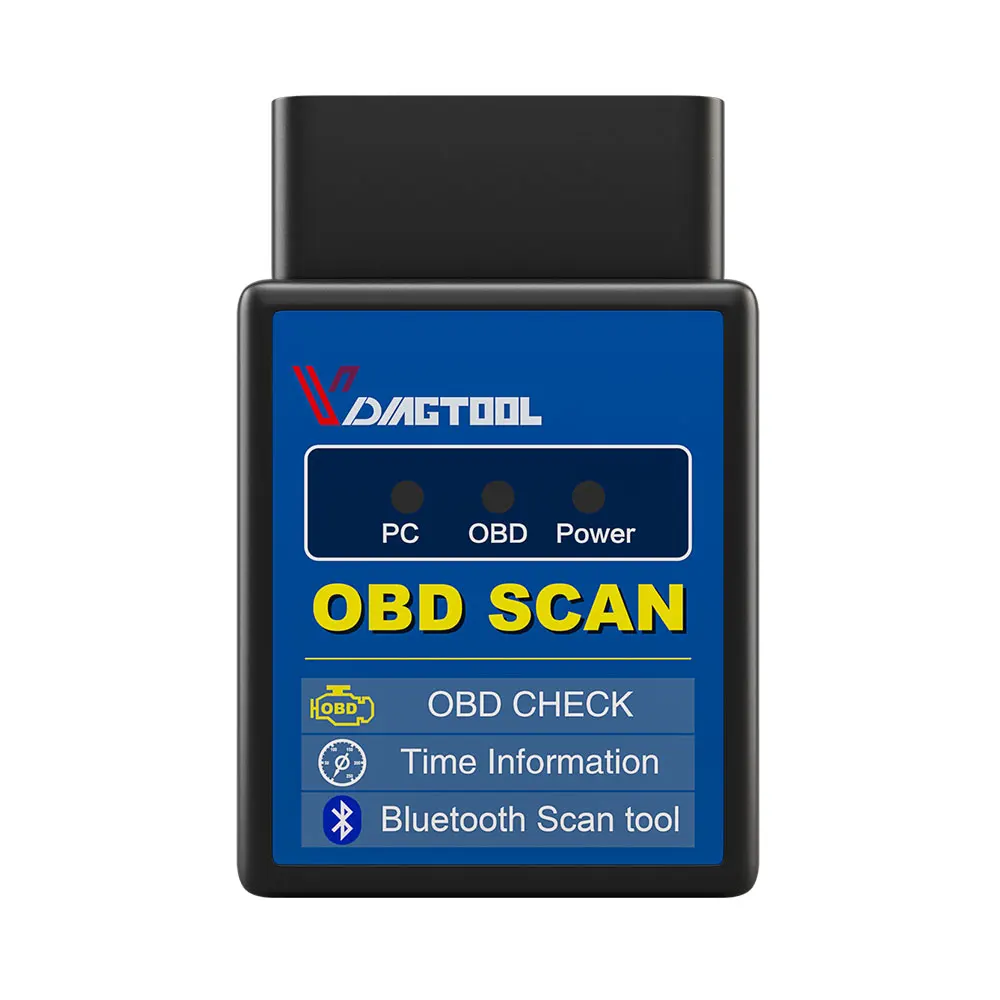 V1.5 BT 25K80 chip OBD2 Сканер ELM327 V1.5 Автомобильный Диагностический Инструмент ELM 327 Работа Для Android Поддержка OBDII Протокол Bluetooth / Wi-Fi Версия Авто Сканирование Кодов - Цвет: V1.5 BT 25K80 chip