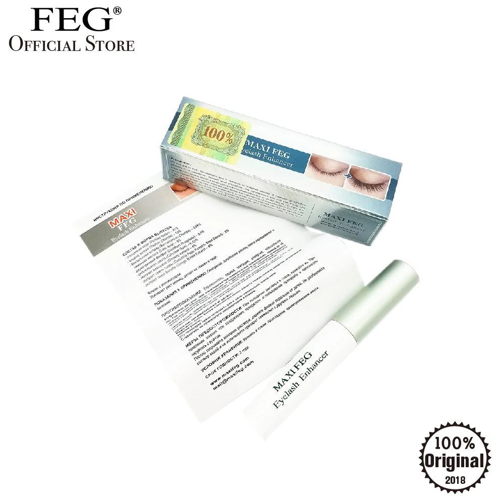 MAXI FEG 6ml FEG Eyelash Enhancer Russian Eyelash Growth Treatment Original FEG Liquid