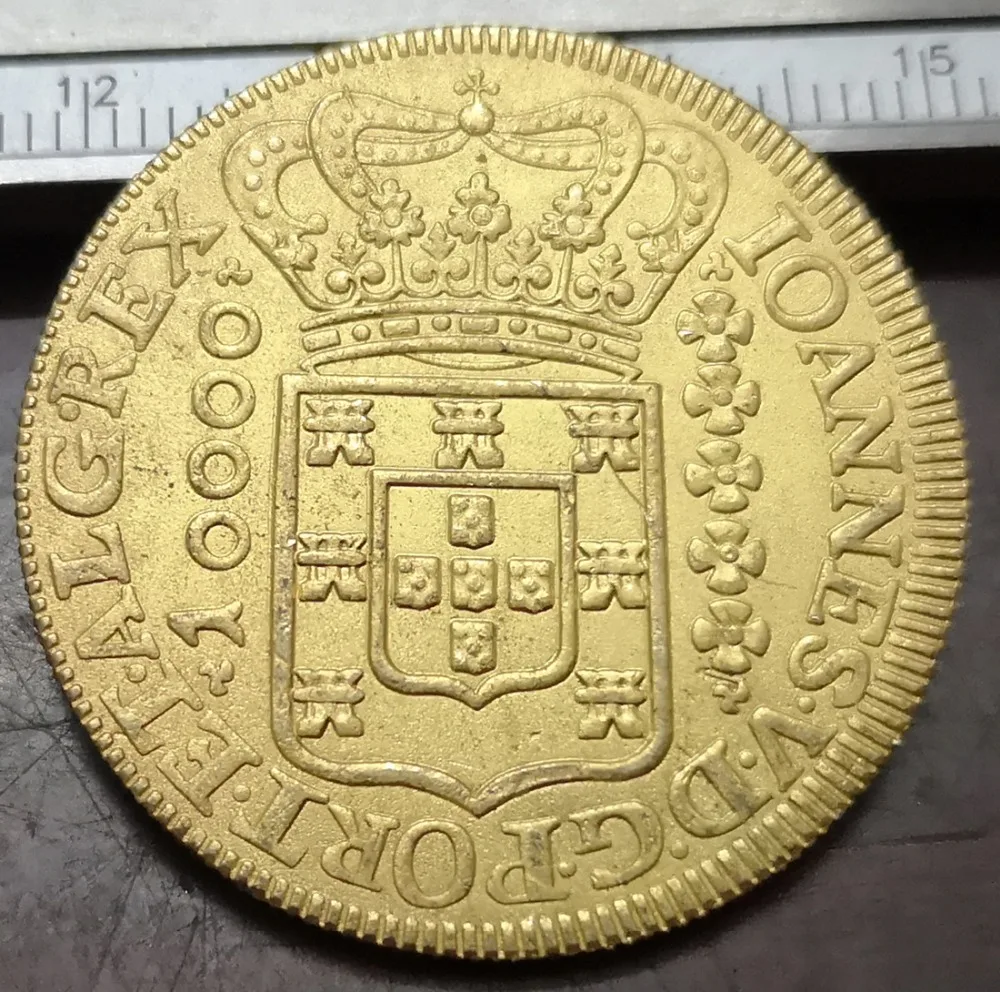 Модель 1725 года Бразилия 10 000 светильников модель Joao V копия золотой