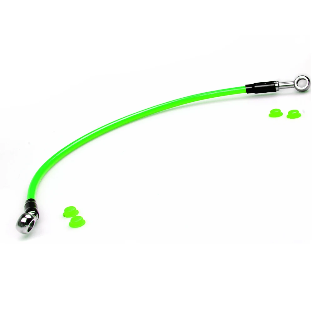 1000MM green Для Honda CRF 450 R/X CRF450R CRF450X CRF 450 R X KX250F тормозной шланг для мотоцикла трос гидролиния Тормозная Линия муфта Масляный шланг трубка - Цвет: 1000MM green