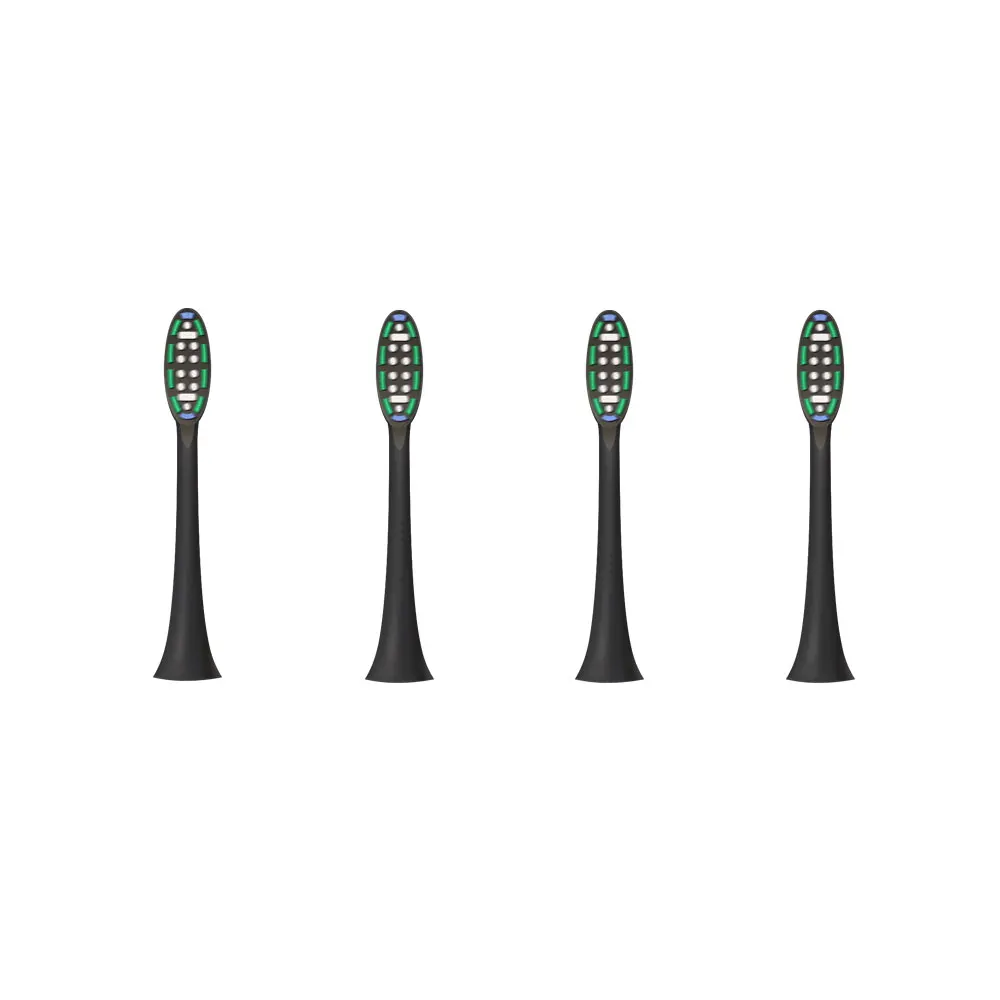 HERE-MEGA DuPont Мягкая головка зубной щетки для 608 - Цвет: 608 4heads Black