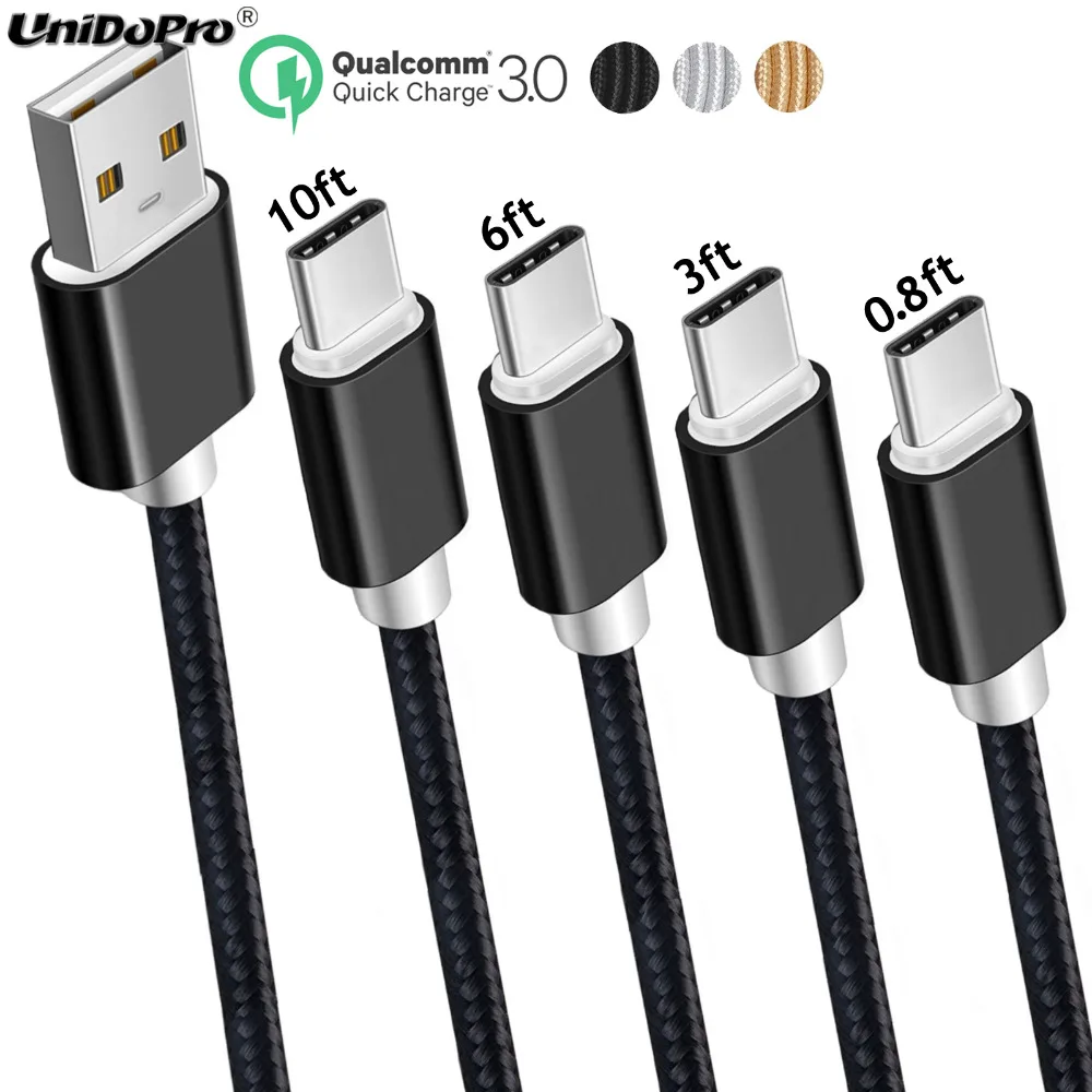 Быстрое зарядное устройство QC 3 0 USB Type C кабель для синхронизации данных Samsung GALAXY S10