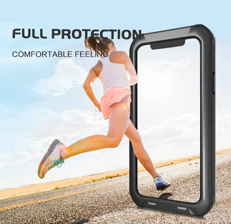 LOVE MEI IP68 Подводный Водонепроницаемый чехол для iPhone X 5 8 дюймов водонепроницаемый