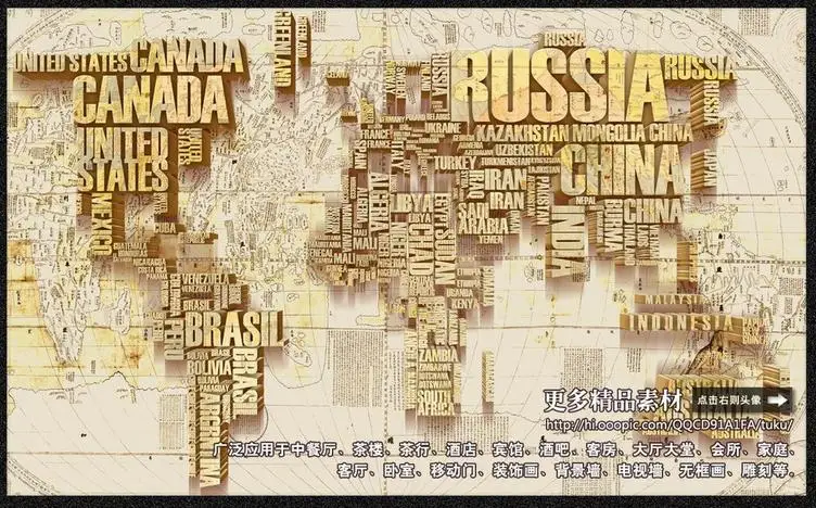Пользовательские фото обои 3d Настенная Обои британская корзина карта мира фон