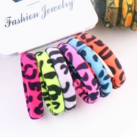 3cm 6pcsset kids hair accessories scrunchy camouflage elastic hair bands printing hair ties headbands rubber band gum for girl