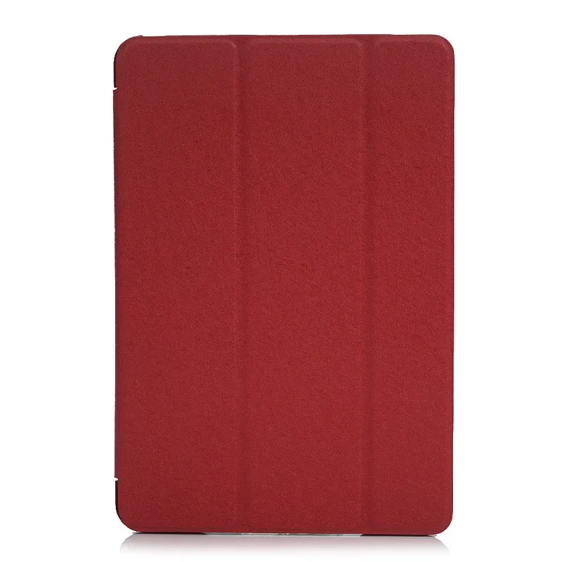 Ultra Slim Tri-fold Magnetic Leather Case For ipad 2017/Air/Air 2 9.7&quot Crystal Transparent Smart Stand Cover Shell Funda Holder |