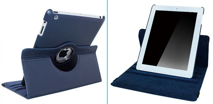 Вращающийся на 360 градусов чехол для iPad Mini 1 2 3 A1432 A1454 A1455 из искусственной кожи