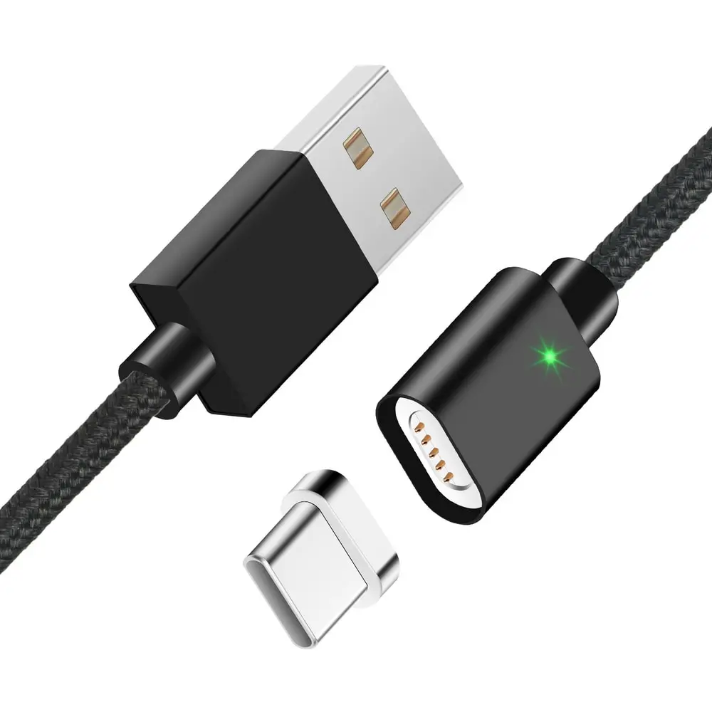 Магнитный кабель Micro usb type C адаптер быстрой зарядки телефона Microusb магнитное
