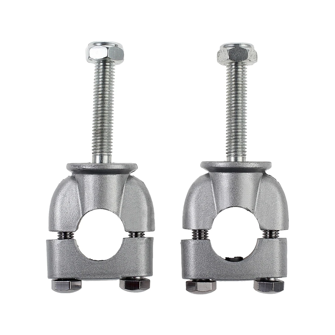 2x7/8 &quot22 мм мотоцикл ручка бар стояк зажим Крепление серебро|riser clamp|handle bar risersmotorcycle