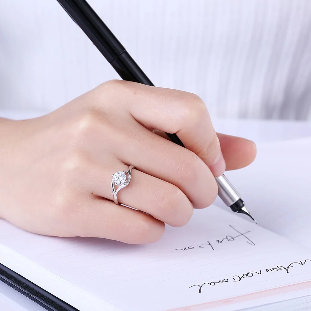 Кольцо из стерлингового серебра 925 пробы красивое ювелирное изделие Женское