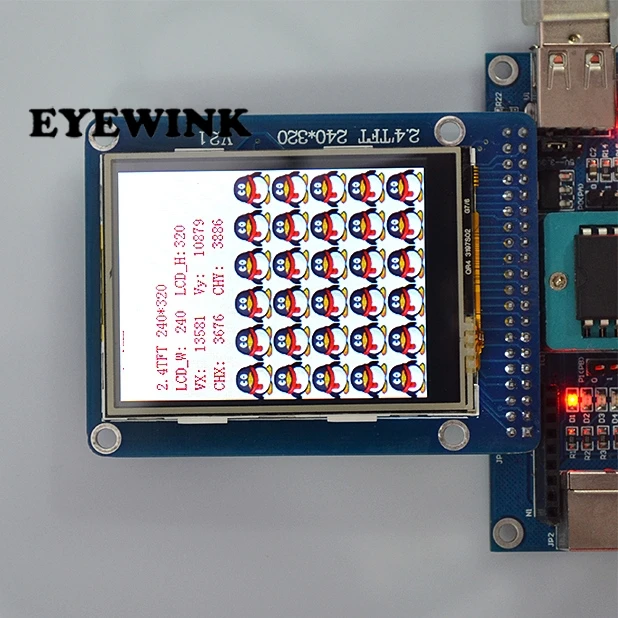 Новые 2 4 дюйма TFT ЖК дисплей Модуль цветной сенсорный экран модуль 51 водитель