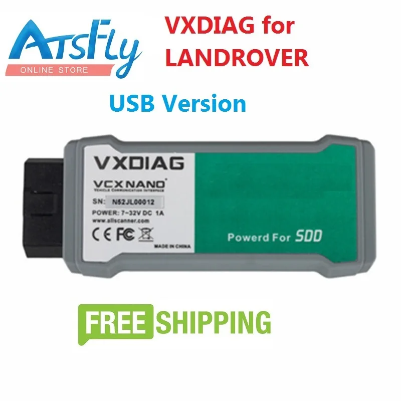 Vxdiag VCX Nano для Land Rover и Jaguar Программы компьютера v145 USB версии Бесплатная доставка |