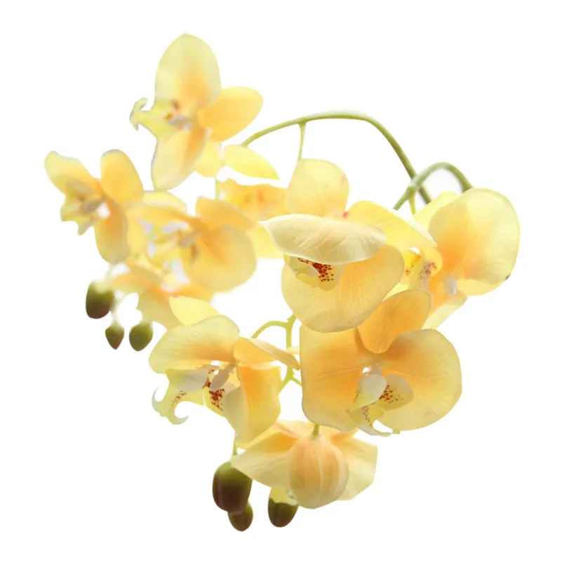 Модные Орхидея искусственные цветы DIY Красочные бабочка шелк букет цветов