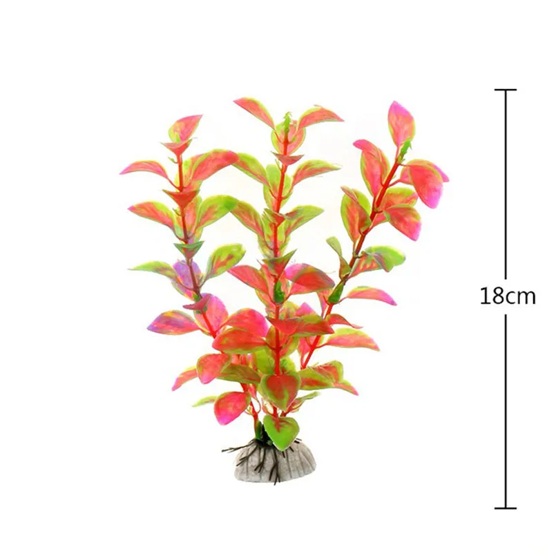 PVC Fish Accessories Aquarium Decoration Green Artificial Plastic Water Grass Plants Aquatic Pet for | Дом и сад