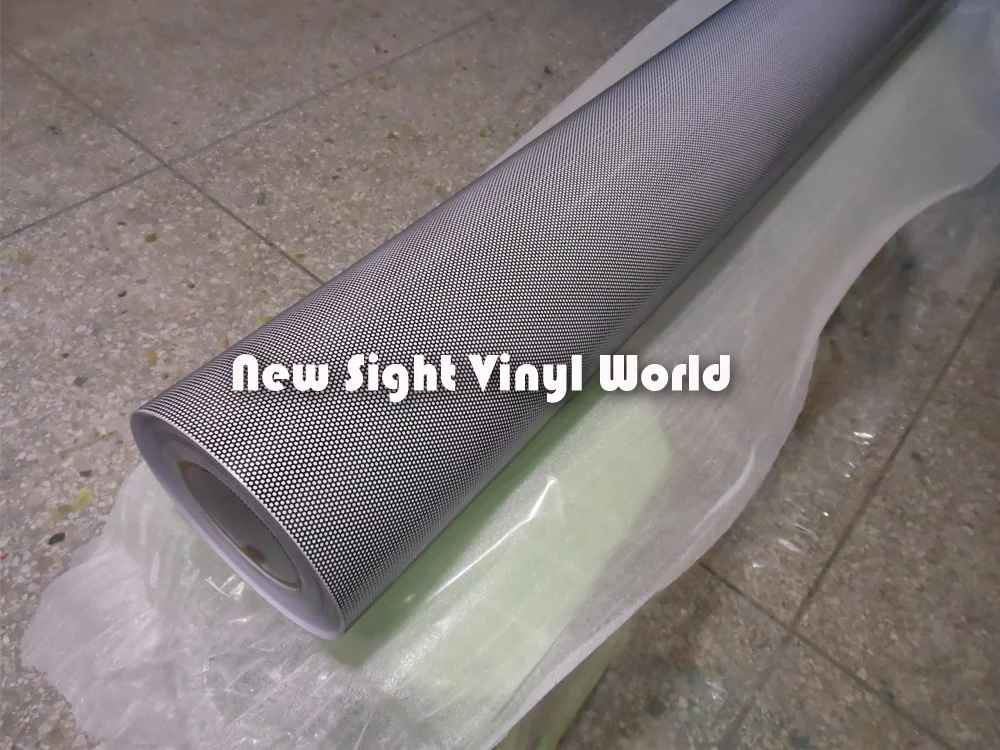 Для печати двойной черный одностороннее видение ПЕРФОРИРОВАННОЕ окно винил Окно