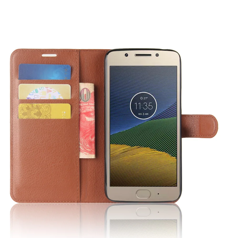 Yinghui для Motorola Moto E4 плюс США Версия чехол бумажник Стиль искусственная кожа