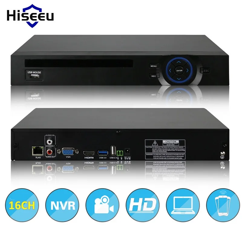 2HDD 16ch NVR CCTV 720 P 960 1080 видеорегистратор сетевой Регистраторы H.264 Onvif 2.0 для IP Камера 2