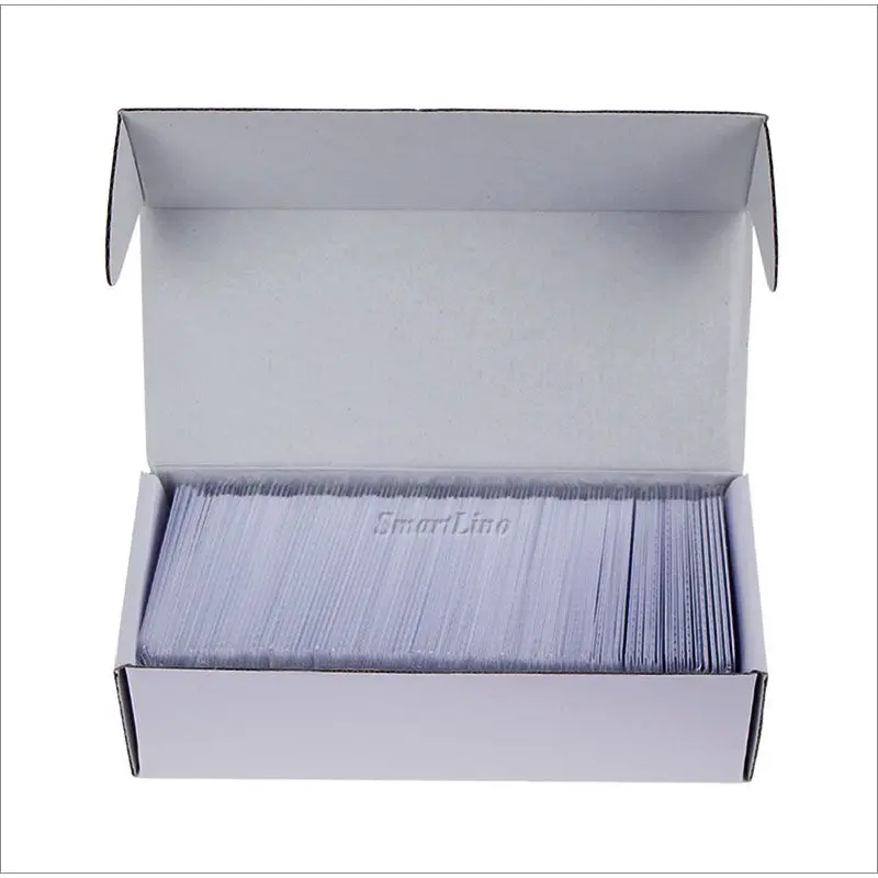 10 шт. пассивная 13,56 МГц RFID пустая смарт-карта 0 блок 0 секционный перезаписываемый UID Changable RFID копировальная карта метки для контроля доступа