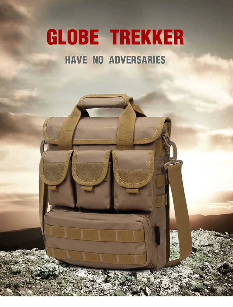 Мужская Сумка Molle камуфляжная парусиновая сумка через плечо многофункциональная сумка военный большой портфель дорожная деловая сумка XA73ZC