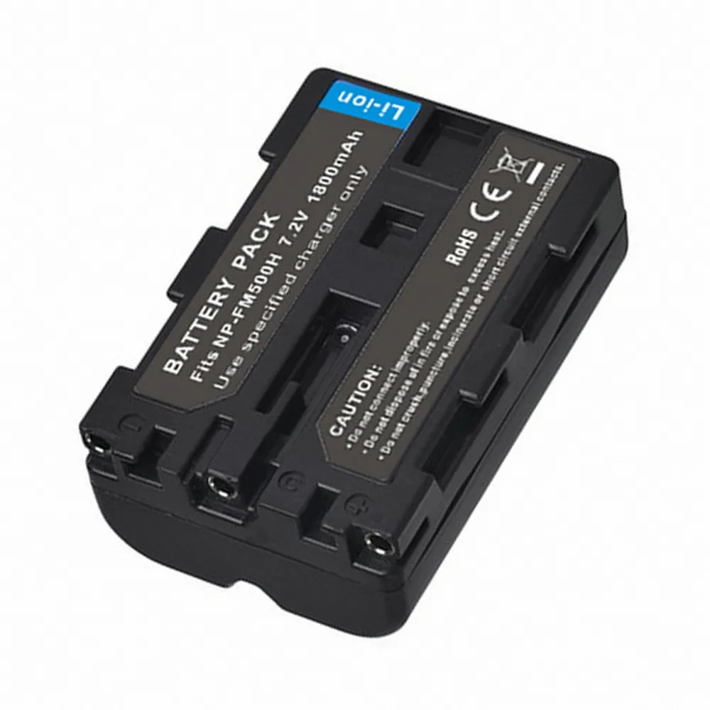 NP-FM500H np fm500h 7,2 V 1800 мАч литиевая батарея для камеры для sony A57 A99 A77 A200 A300 A450 A560 Перезаряжаемые npfm500h мА/ч. аккумулятор