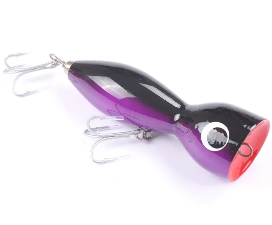 MIZUGIWA лодка приманка поппер для рыбалки соленой воды большая игра Topwater GT9 приманка Handcraf деревянная приманка крючок mustad Bass Карп Leurre Dur De - Цвет: Color 4