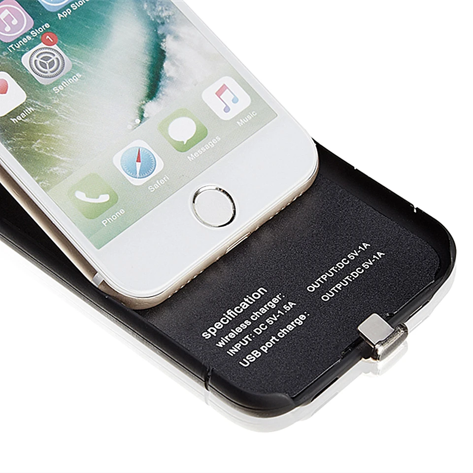 Amstar Qi чехол для приемника беспроводного зарядного устройства крышка iPhone 7 6S 6