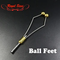 1pcs standard size heavy bullet head bobbin holder with ceramic tube tip hollow ball grip fly tying tools fly fishing widgets