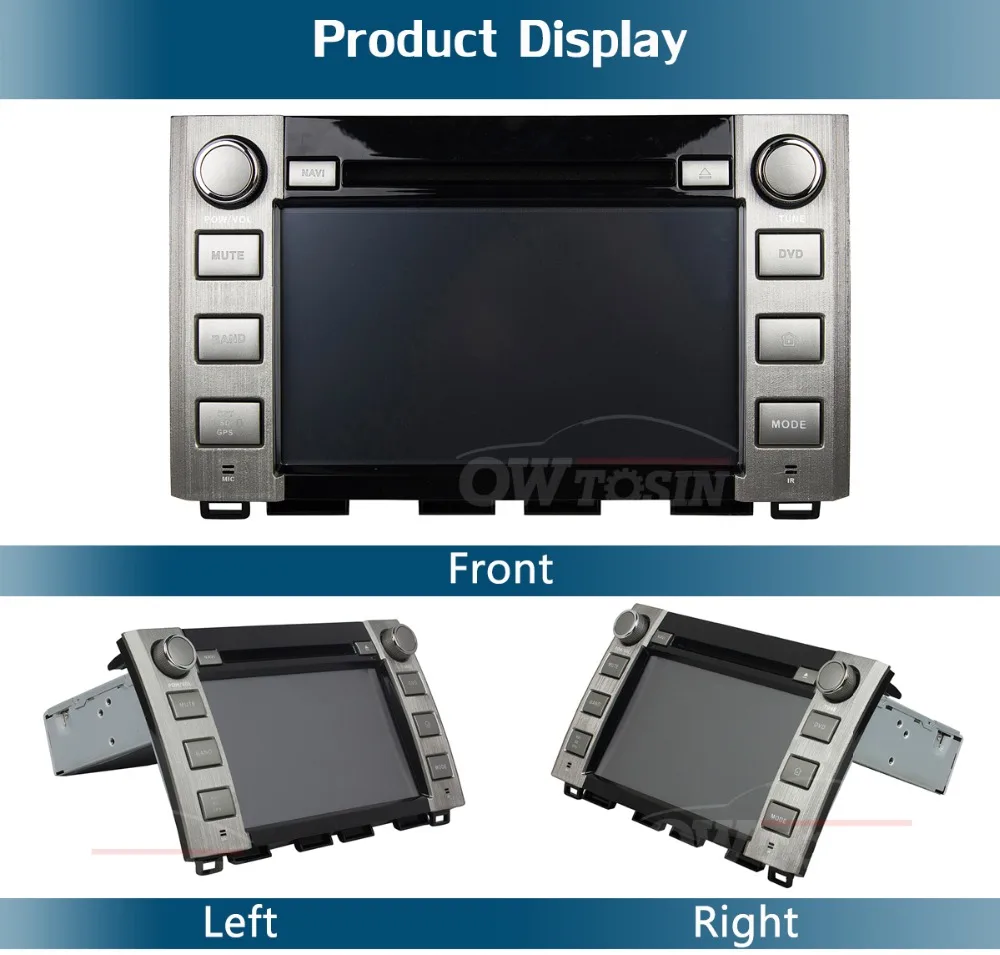 " ips 1920*1080 8 Core 4G ram+ 64G rom Android 9,0 автомобильный dvd-плеер для Toyota Sequoia Tundra DSP радио gps Parrot BT