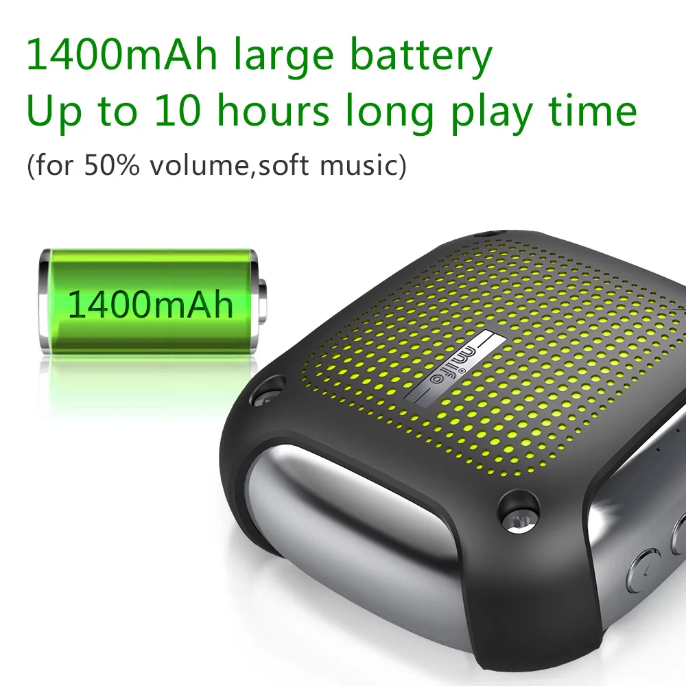 mifo H3 Portable Bluetooth Speaker APP Control Waterproof Outdoor MP3 Player Altavoz Support TF/SD Card | Электроника